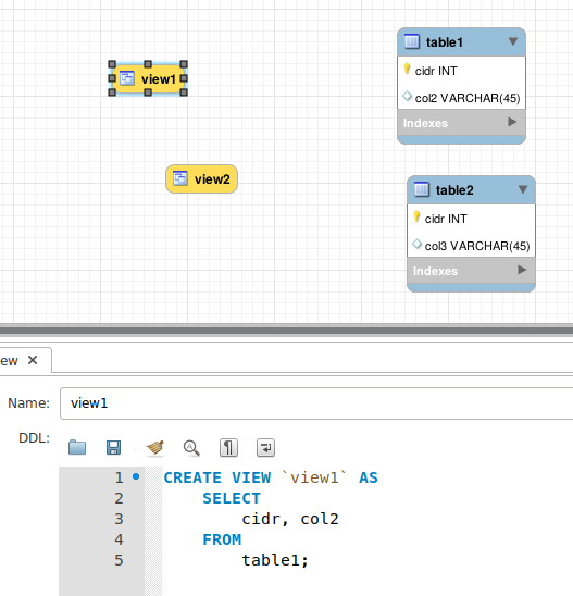 Ein View in der Workbench